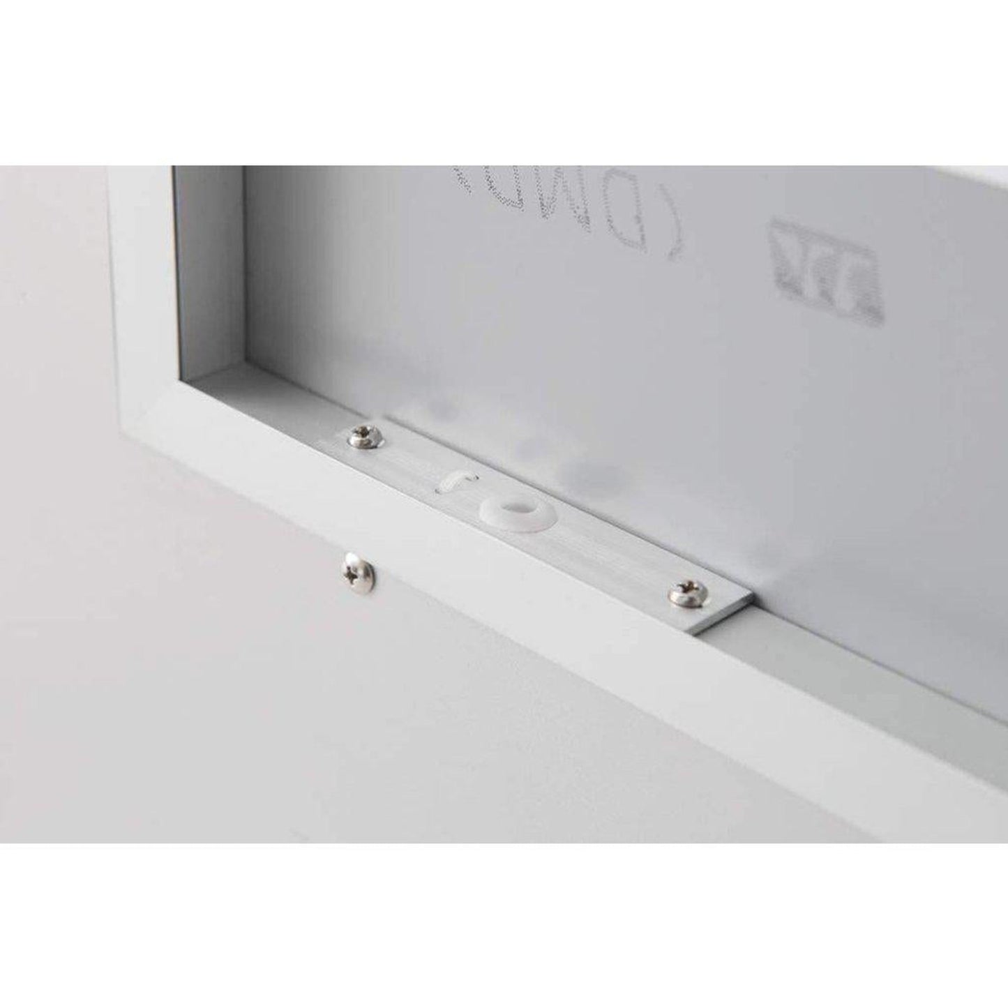 Aquadom Daytona 36" x 30" Rectangle  Ultra-Slim Frame LED Lighted Bathroom Mirror With Defogger - D-3630-N