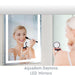 Aquadom Daytona 36" X 30" Rectangle Ultra-Slim Frame LED Lighted Bathroom Mirror With Defogger - D-3630