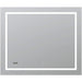 Aquadom Daytona 36" X 30" Rectangle Ultra-Slim Frame LED Lighted Bathroom Mirror With Defogger - D-3630