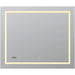 Aquadom Daytona 36" X 36" Square Ultra-Slim Frame LED Lighted Bathroom Mirror With Defogger - D-3636