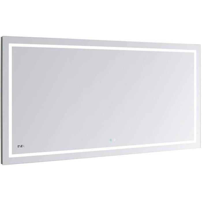 Aquadom Daytona 48" X 30" Rectangle Ultra-Slim Frame LED Lighted Bathroom Mirror With Defogger - D-4830