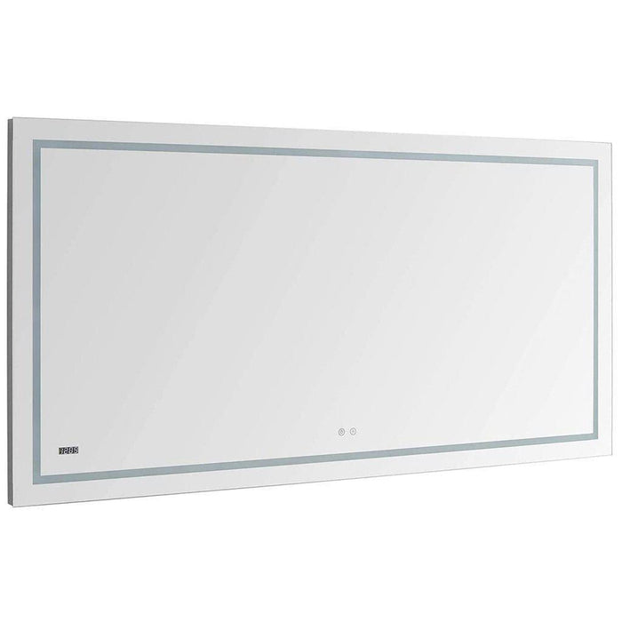 Aquadom Daytona 48" X 30" Rectangle Ultra-Slim Frame LED Lighted Bathroom Mirror With Defogger - D-4830