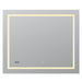 Aquadom Daytona 48" X 30" Rectangle Ultra-Slim Frame LED Lighted Bathroom Mirror With Defogger - D-4830