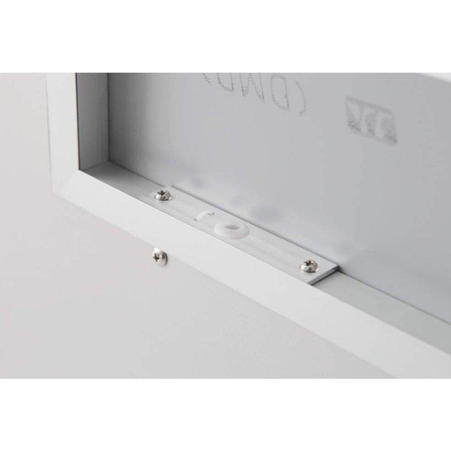 Aquadom Daytona 48" x 30" Rectangle  Ultra-Slim Frame LED Lighted Bathroom Mirror With Defogger - D-4830-N