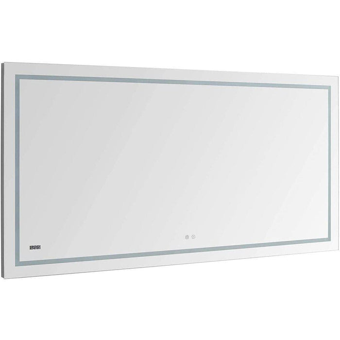 Aquadom Daytona 48" X 30" Rectangle Ultra-Slim Frame LED Lighted Bathroom Mirror With Defogger - D-4830