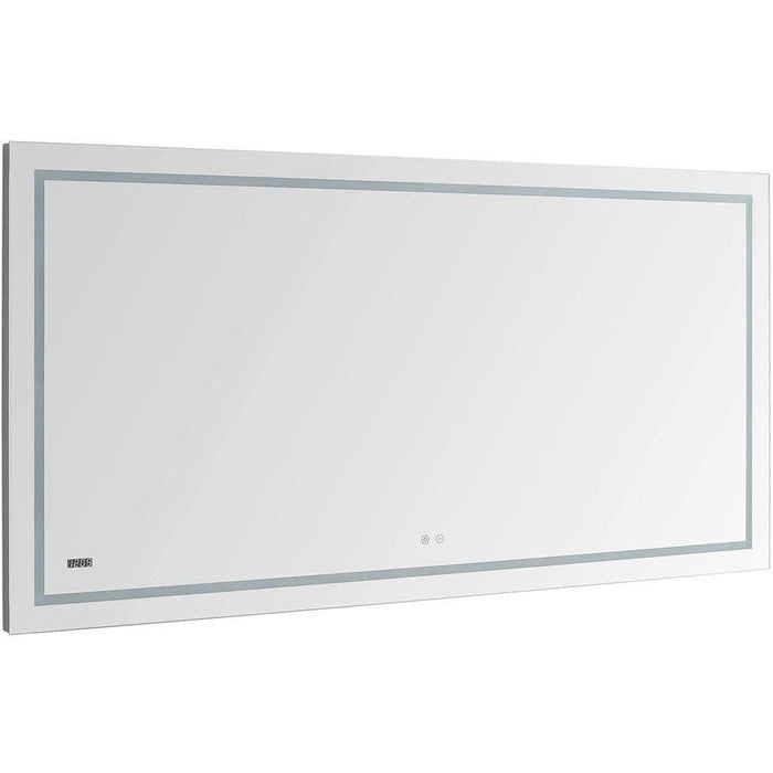 Aquadom Daytona 48" X 36" Rectangle Ultra-Slim Frame LED Lighted Bathroom Mirror With Defogger - D-4836