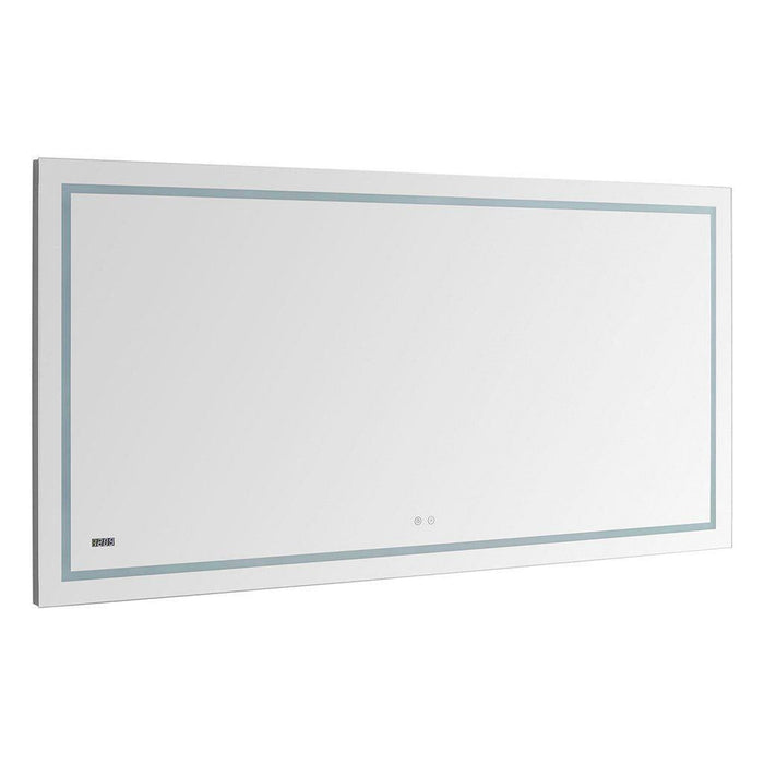 Aquadom Daytona 60" X 30" Rectangle Ultra-Slim Frame LED Lighted Bathroom Mirror With Defogger - D-6030