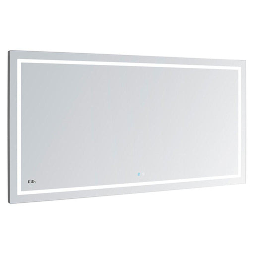 Aquadom Daytona 60" X 30" Rectangle Ultra-Slim Frame LED Lighted Bathroom Mirror With Defogger - D-6030