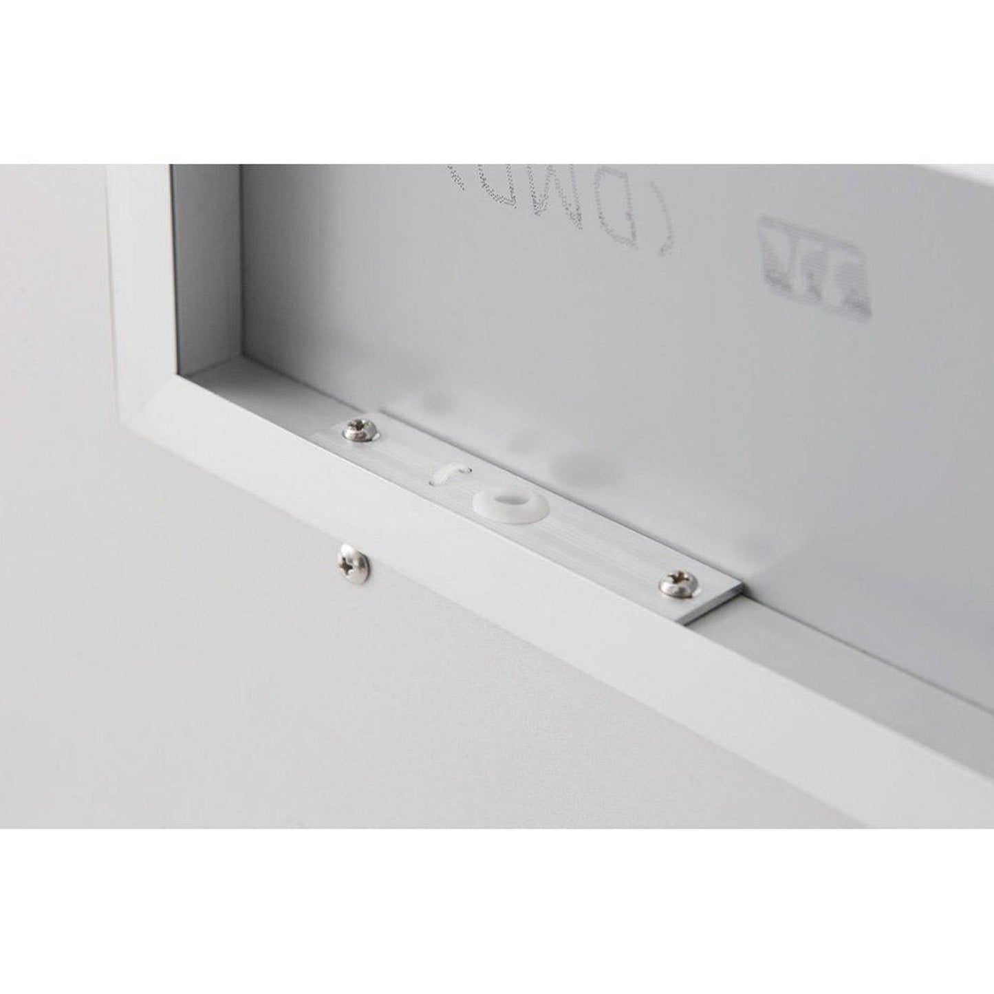 Aquadom Daytona 60" x 36" Rectangle Ultra-Slim Frame LED Lighted Bathroom Mirror With Defogger