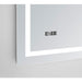 Aquadom Daytona 84" X 36" Rectangle Ultra-Slim Frame LED Lighted Bathroom Mirror With Defogger - D-8436