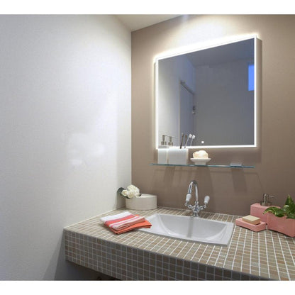 Aquadom Edge 24" x 32" LED Lighted Mirror - E-2432-N