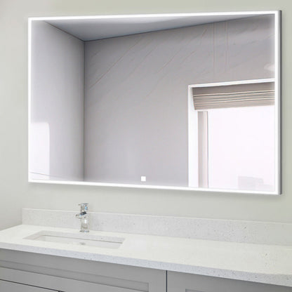 Aquadom Edge 40" x 32" LED Lighted Mirror - E-4032-N