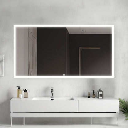 Aquadom Edge 84" x 32" LED Lighted Mirror - E-8432-N