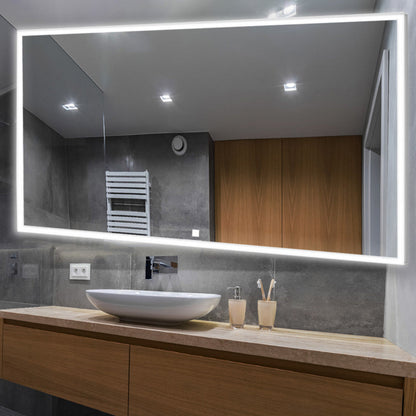 Aquadom Edge 84" x 32" LED Lighted Mirror - E-8432-N