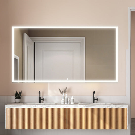 Aquadom Edge 96" x 32" LED Lighted Mirror - E-9632-N