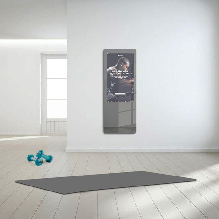 Aquadom Energy 18" X 48" Smart Fitness Mirror With 5MP HD Camera and Body Fat Scale - NRG-1848-HD-BFS