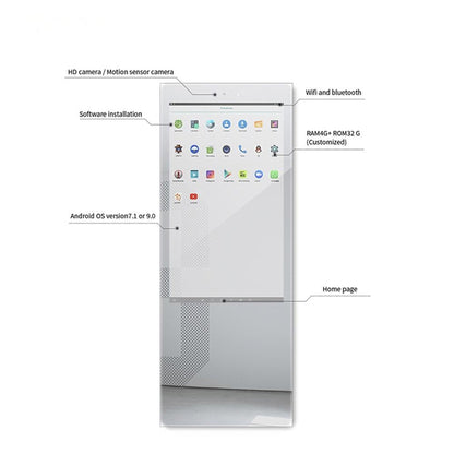 Aquadom Energy 24" X 71" Smart Fitness Mirror - NRG-2471