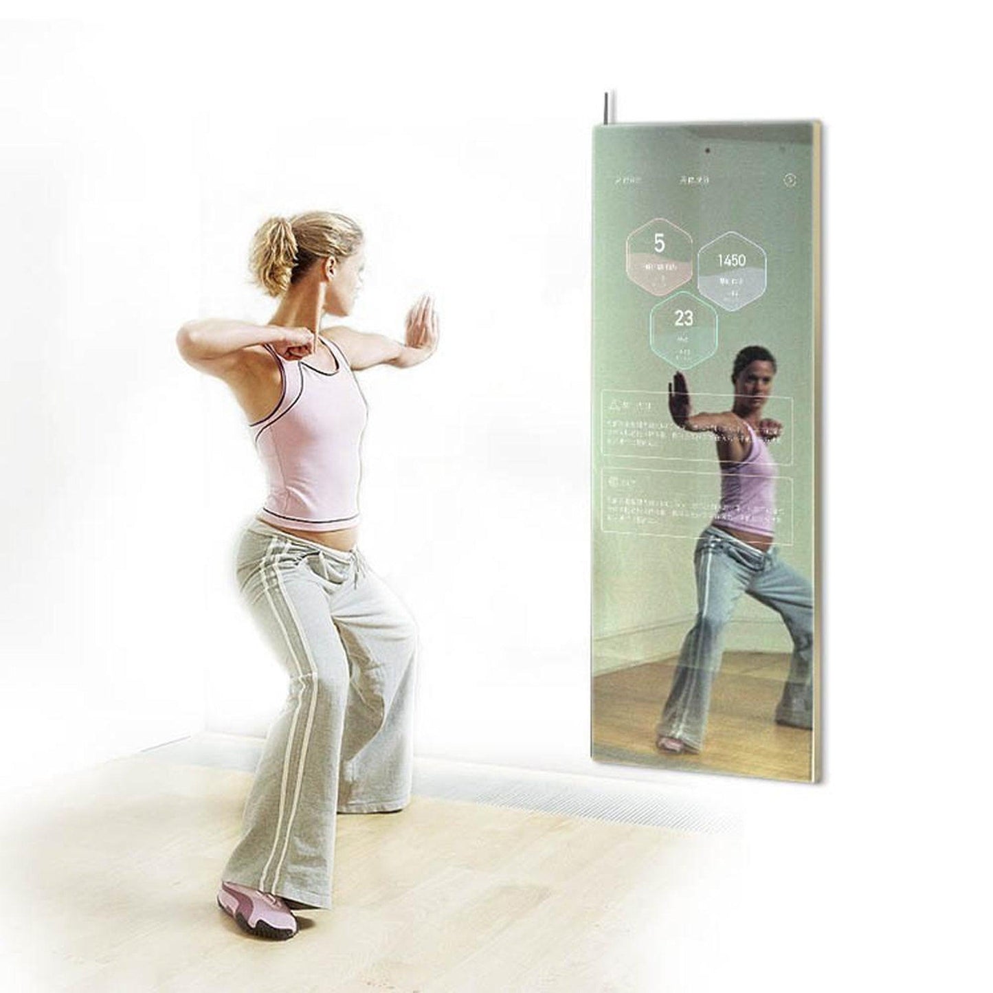 Aquadom Energy 24" X 71" Smart Fitness Mirror - NRG-2471