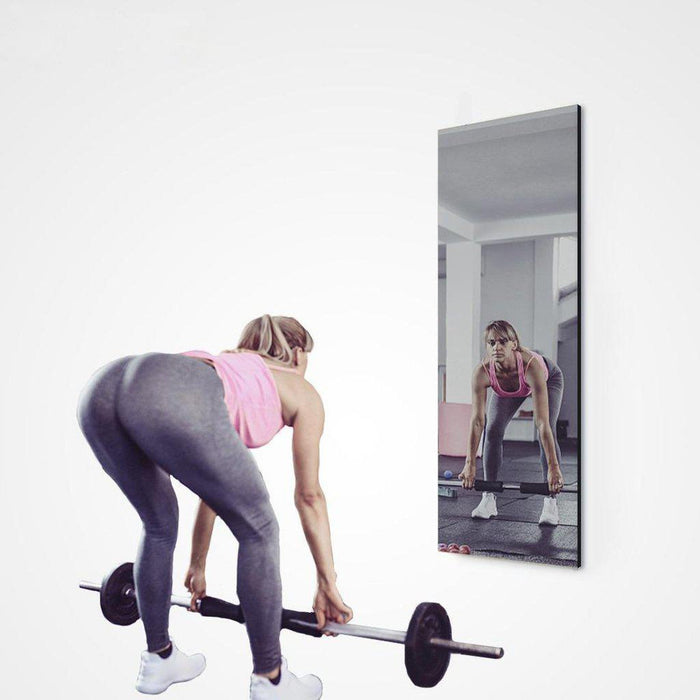 Aquadom Energy 24" X 71" Smart Fitness Mirror With 5MP HD Camera and Body Fat Scale - NRG-2471-HD-BFS