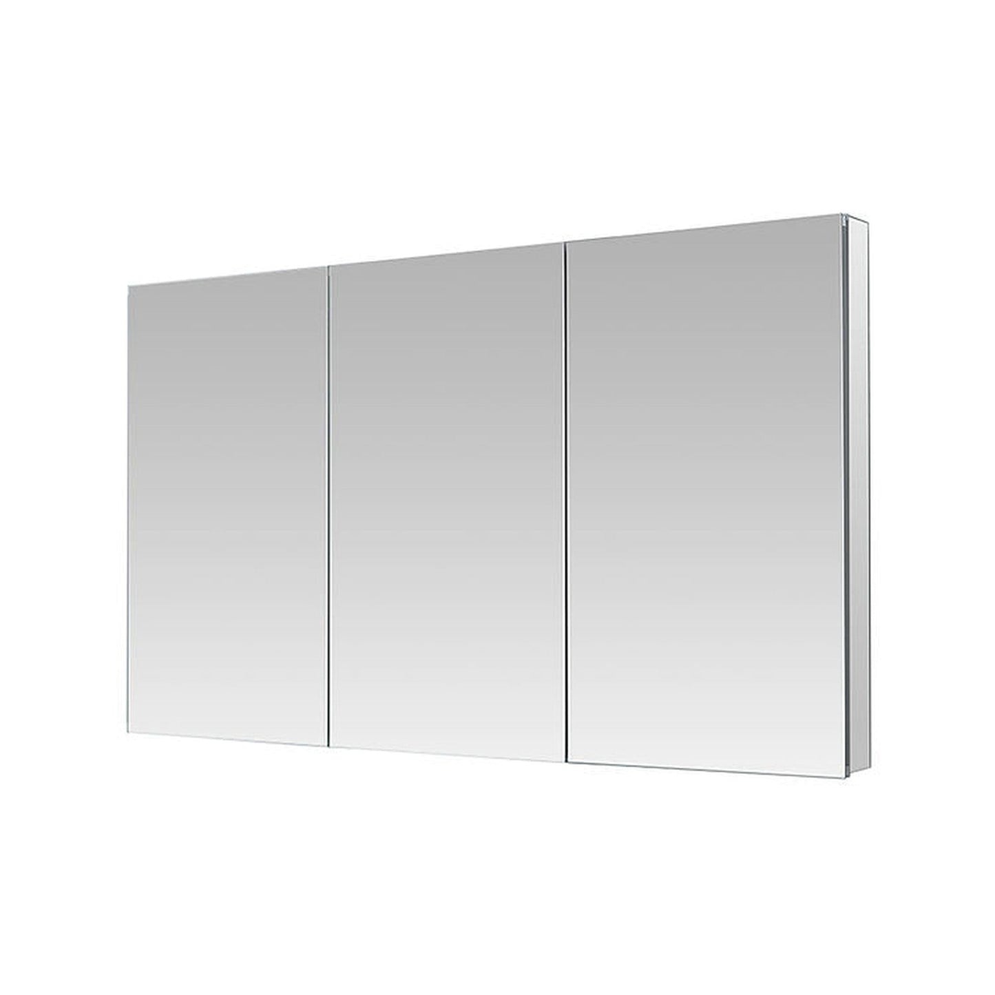 Aquadom Royal  60" x 30" Triple Door Medicine Cabinet With 3x LED Magnifying Mirror - R3-6030E