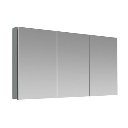 Aquadom Royal  60" x 30" Triple Door Medicine Cabinet With 3x LED Magnifying Mirror - R3-6030E