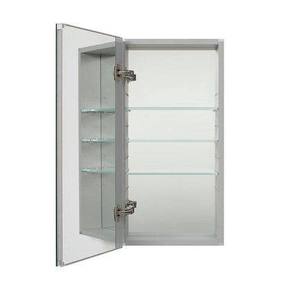 Aquadom Royale 15" x 30" Rectangle Recessed or Surface Mount Single Door Bathroom Medicine Cabinet - R-1530