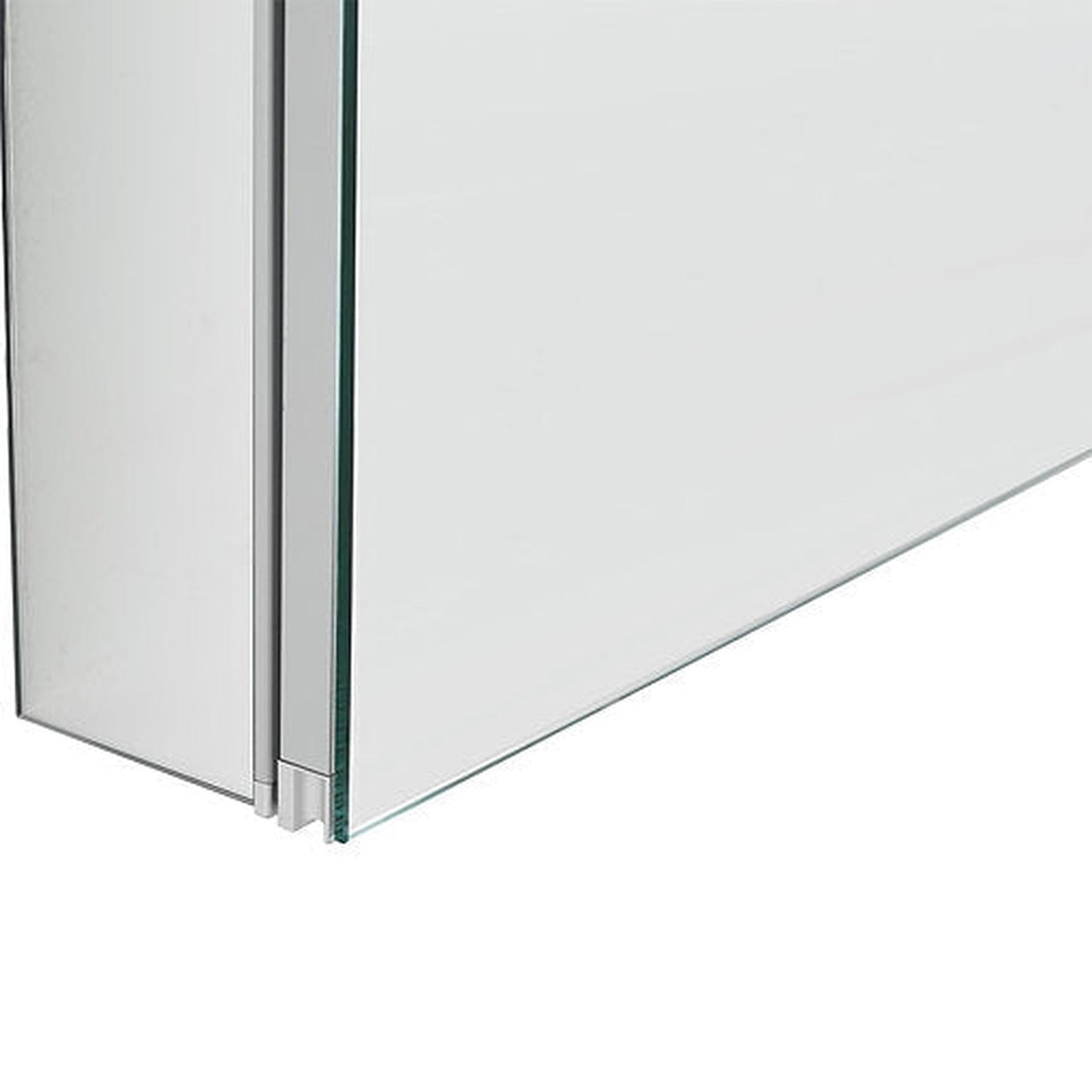 Aquadom Royale 15" x 30" Rectangle Recessed or Surface Mount Single Door Bathroom Medicine Cabinet - R-1530