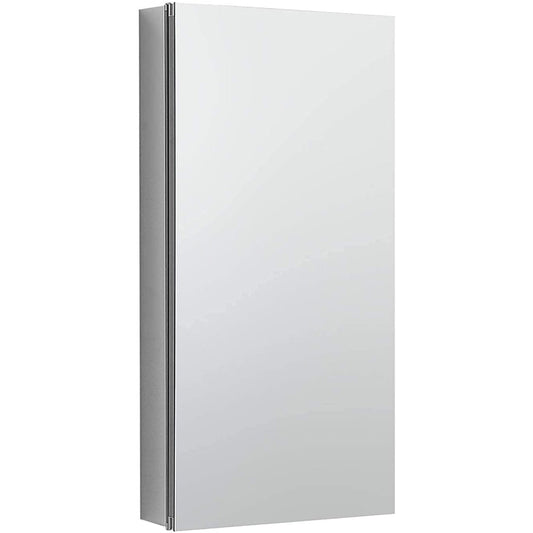 Aquadom Royale 15" x 30" Rectangle Recessed or Surface Mount Single Door Bathroom Medicine Cabinet - R-1530
