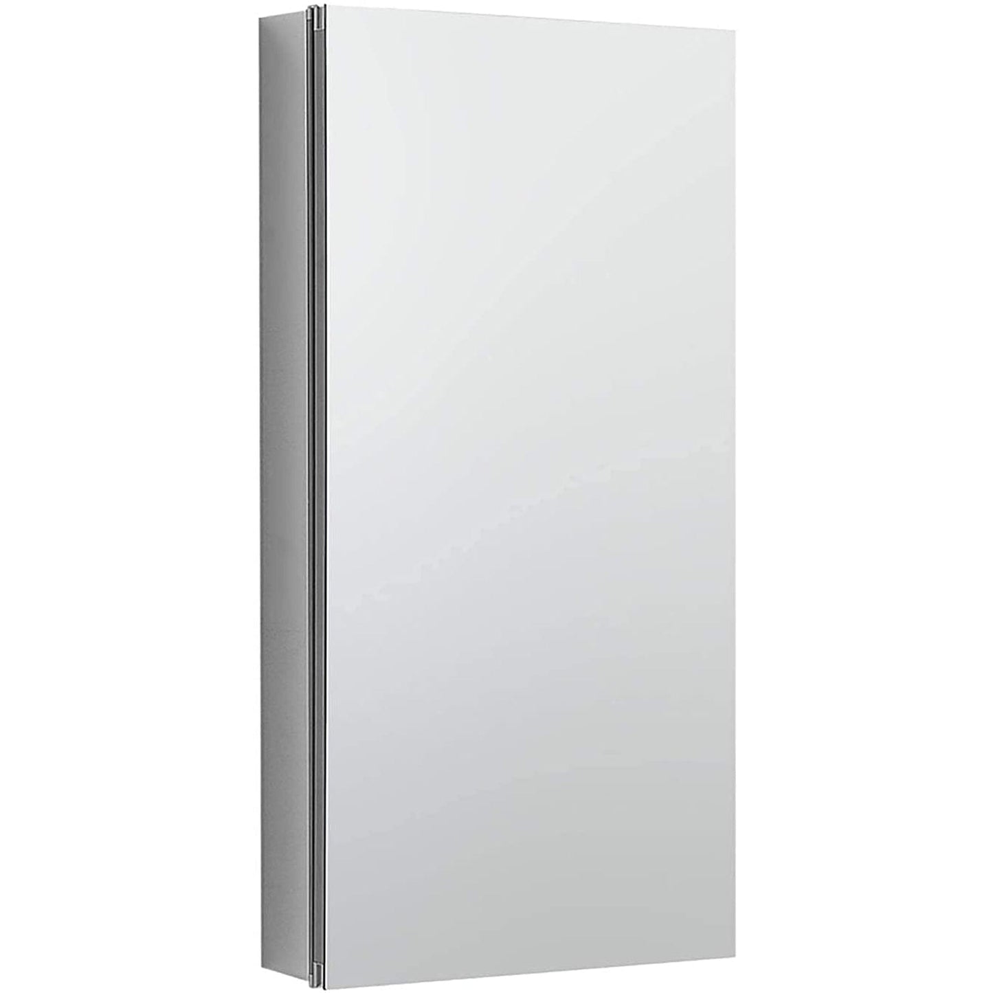 Aquadom Royale 15" x 30" Rectangle Recessed or Surface Mount Single Door Bathroom Medicine Cabinet - R-1530