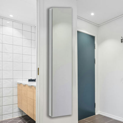 Aquadom Royale 15" x 70" Rectangular Right-Hinged Recessed or Surface Mount Medicine Cabinet With LED Lighting, Touch Screen Button, Defogger - R-1570R-E