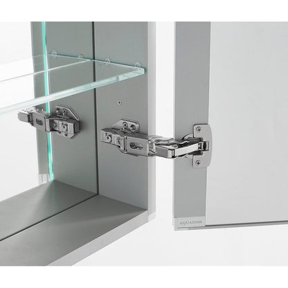 Aquadom Royale 24" x 30" Rectangle Recessed or Surface Mount Single Door Bathroom Medicine Cabinet - R-2430