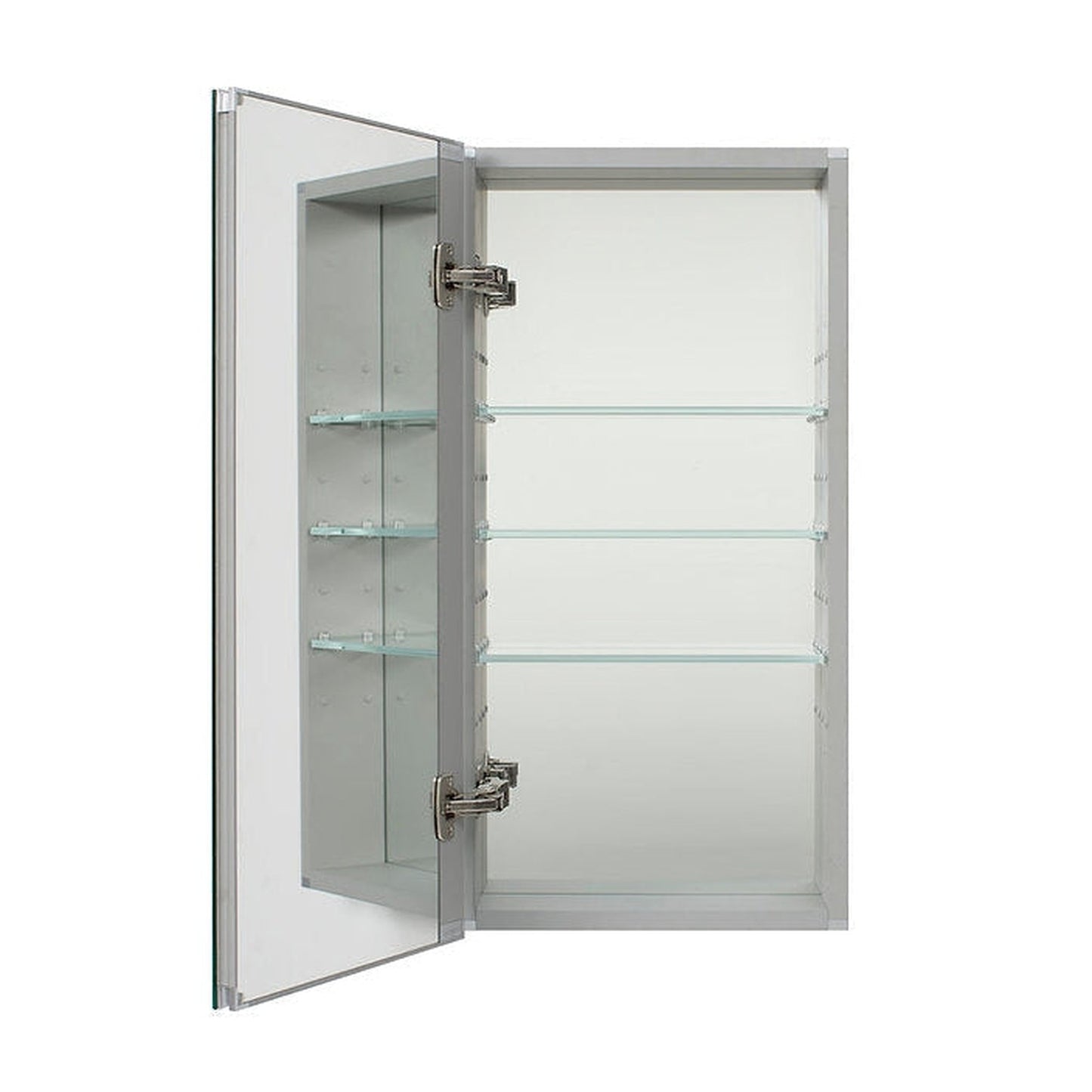 Aquadom Royale 24" x 30" Rectangle Recessed or Surface Mount Single Door Bathroom Medicine Cabinet - R-2430