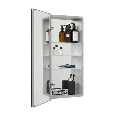 Aquadom Royale 24" x 30" Rectangle Recessed or Surface Mount Single Door Bathroom Medicine Cabinet - R-2430