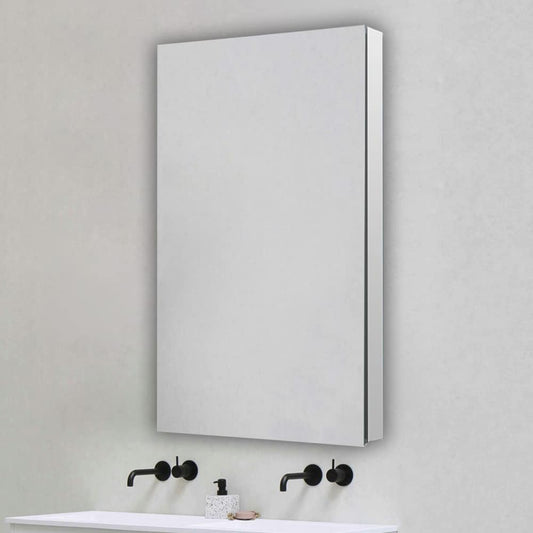 Aquadom Royale 24" x 30" Rectangular Left-Hinged Recessed or Surface Mount Medicine Cabinet With LED Lighting, Touch Screen Button, Defogger - R-2430L-E