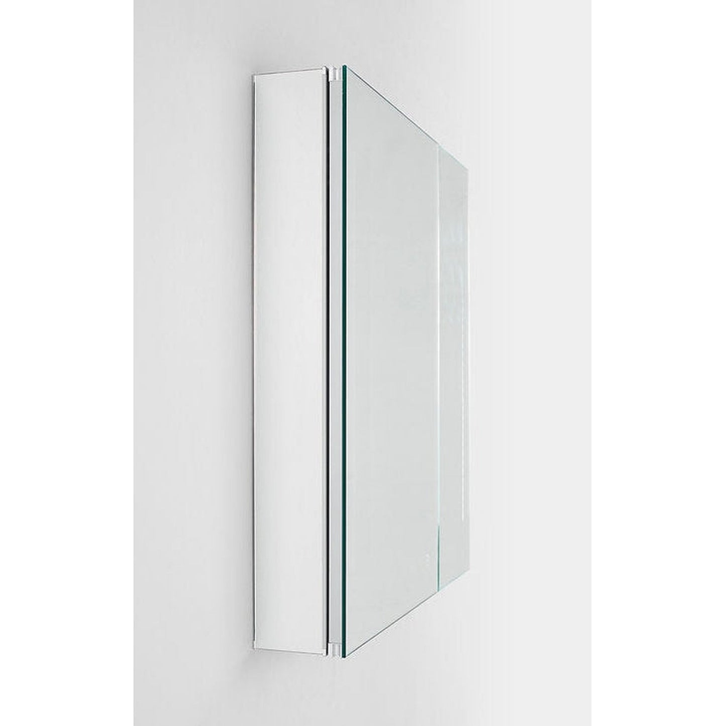 Aquadom Royale 30" x 30" Square Recessed or Surface Mount Bi-View Door Bathroom Medicine Cabinet - R-3030E