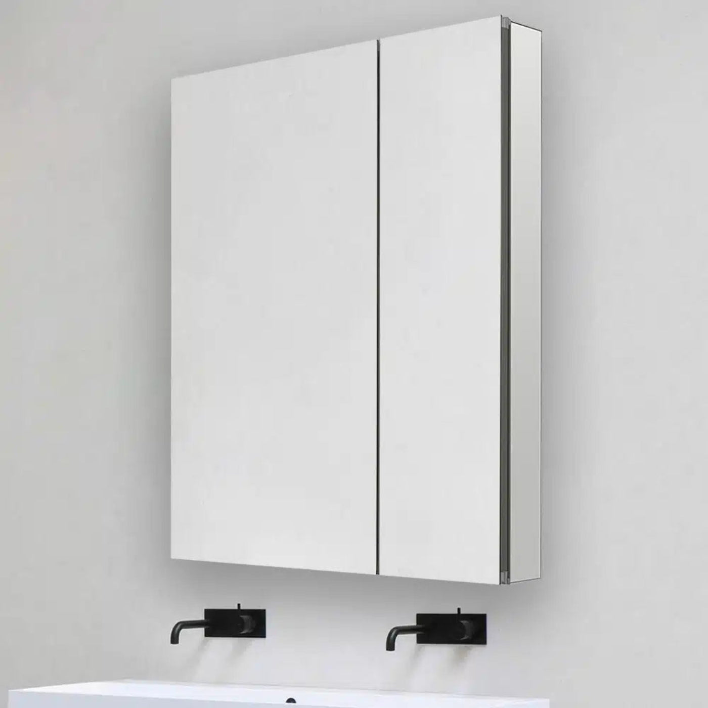 Aquadom Royale 30" x 36" Rectangular Double-Door Recessed or Surface Mount Medicine Cabinet - R-3036E-N