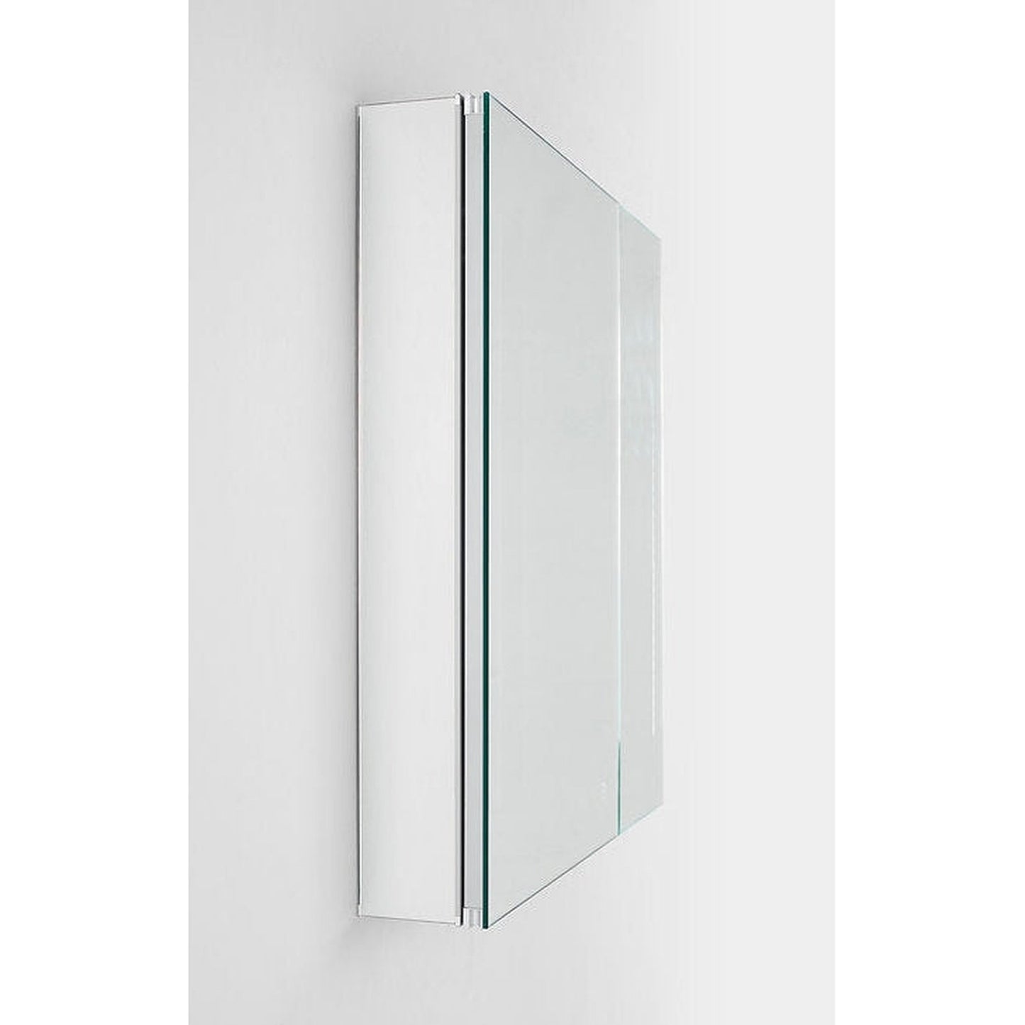 Aquadom Royale 36" x 30" Rectangle Recessed or Surface Mount Bi-View Door Bathroom Medicine Cabinet - R-3630E