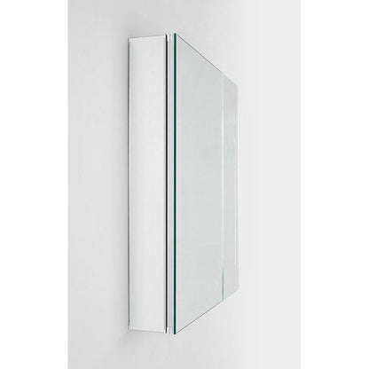 Aquadom Royale 36" x 30" Rectangle Recessed or Surface Mount Bi-View Door Bathroom Medicine Cabinet - R-3630E
