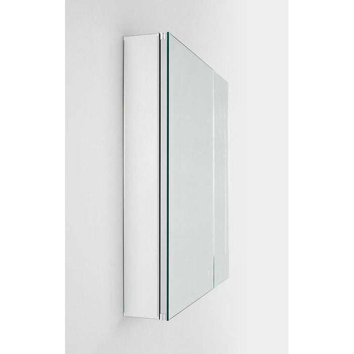 Aquadom Royale 36" x 30" Rectangle Recessed or Surface Mount Bi-View Door Bathroom Medicine Cabinet - R-3630