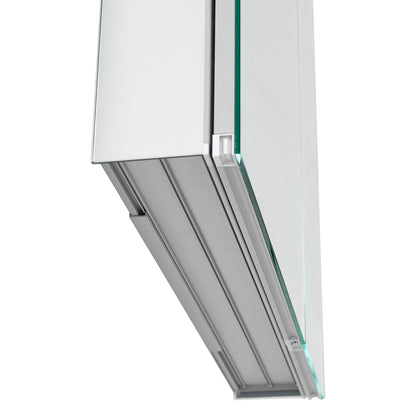 Aquadom Royale 36" x 30" Rectangle Recessed or Surface Mount Bi-View Door Bathroom Medicine Cabinet - R-3630E