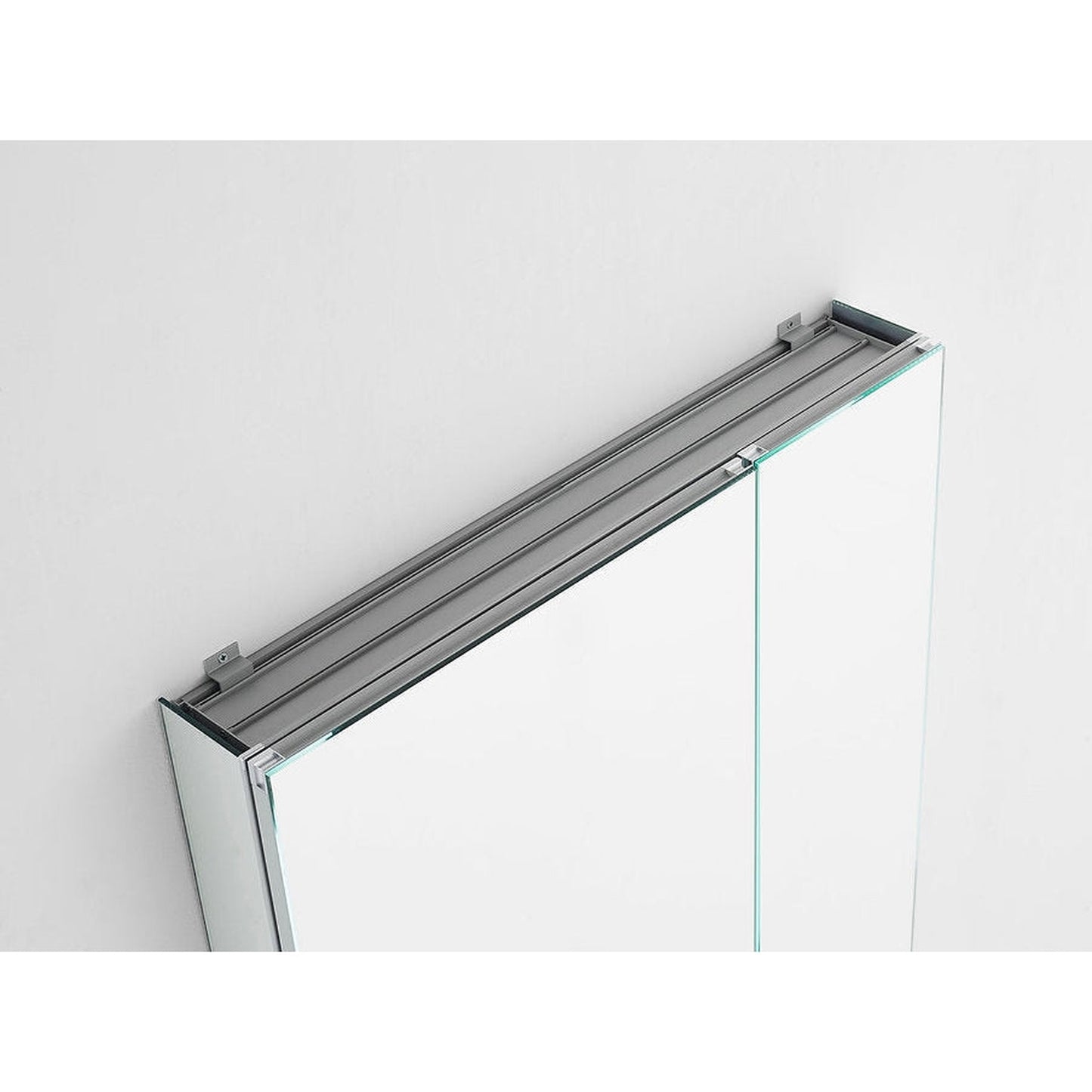 Aquadom Royale 36" x 30" Rectangle Recessed or Surface Mount Bi-View Door Bathroom Medicine Cabinet - R-3630E