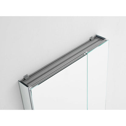 Aquadom Royale 36" x 30" Rectangle Recessed or Surface Mount Bi-View Door Bathroom Medicine Cabinet - R-3630E