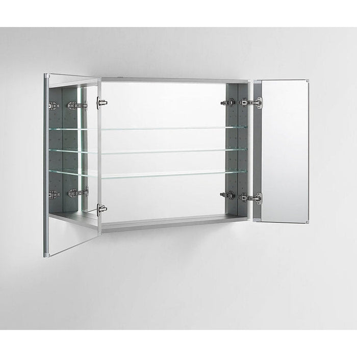 Aquadom Royale 36" x 30" Rectangle Recessed or Surface Mount Bi-View Door Bathroom Medicine Cabinet - R-3630