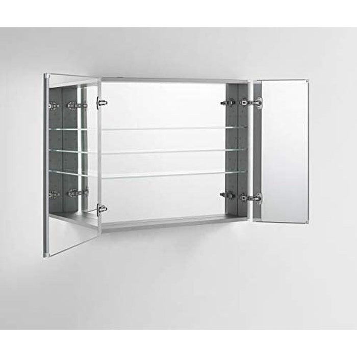 Aquadom Royale 48" x 30" Rectangle Recessed or Surface Mount Bi-View Bathroom Medicine Cabinet - R-4830