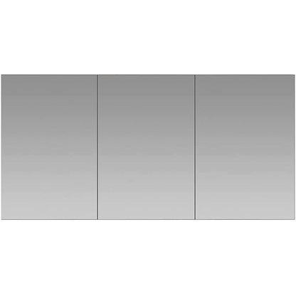 Aquadom Royale 60" x 30" Rectangular Recessed or Surface Mount Tri-View Bathroom Medicine Cabinet - R-6030