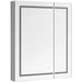 Aquadom Royale Basic Q 30" x 30" Single View Right Hinged Recessed or Surface Mount Medicine Cabinet With LED Lighting, Touch Screen Button, Dimmer - RBQ-3030