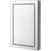 Aquadom Royale Plus 24" x 30" Extra Depth Rectangle Recessed or Surface Mount Single View Left Hinged LED Lighted Bathroom Medicine Cabinet With Defogger, Electrical Outlet, Magnifying Mirror - RPX-2430-6L