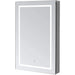 Aquadom Royale Plus 24" x 30" Rectangle Recessed or Surface Mount Single View Right Hinged LED Lighted Bathroom Medicine Cabinet With Defogger, Electrical Outlet, Magnifying Mirror - RP-2430R