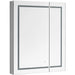 Aquadom Royale Plus 30" x 30" Square Recessed or Surface Mount Bi-View LED Lighted Bathroom Medicine Cabinet With Defogger, Electrical Outlet, Magnifying Mirror - RP-3030