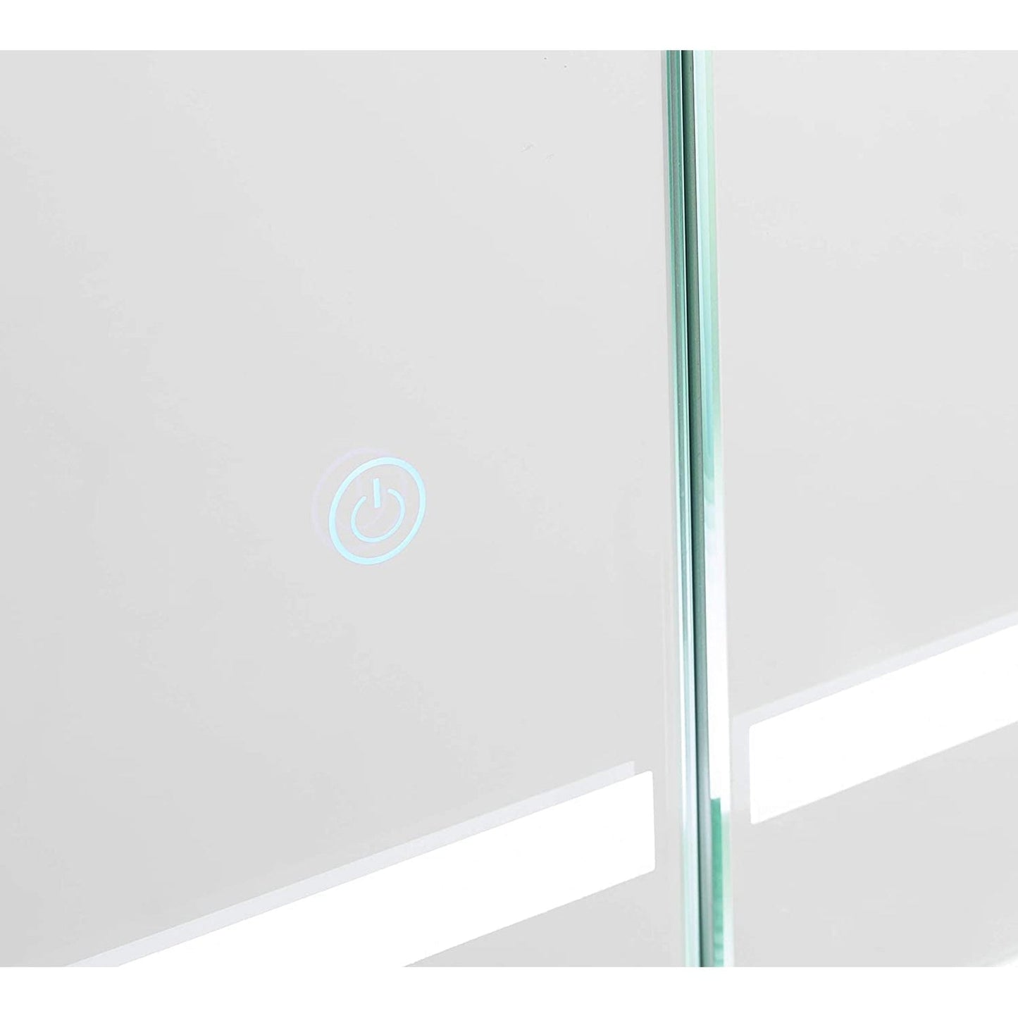 Aquadom Royale Plus 30" x 30" Square Recessed or Surface Mount Bi-View LED Lighted Bathroom Medicine Cabinet With Defogger, Electrical Outlet, Magnifying Mirror - RP-3030-N